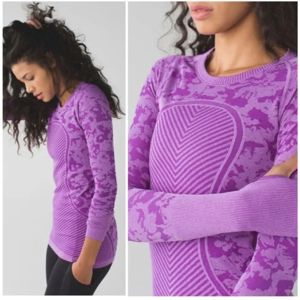 lululemon athletica Purple Crew Neck Sweatshirt